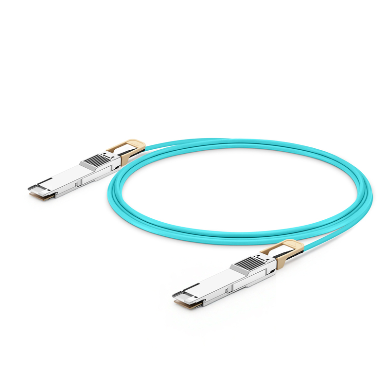400G QSFP-DD Interfaz eléctrica 8x50G PAM4 400GAUI-8 reprogramada AOC, 10m (33ft)