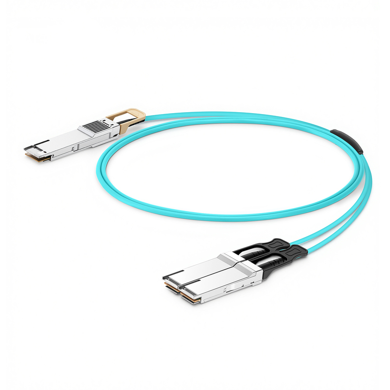 400G QSFP-DD 8x 50G PAM4 a 2x 200G QSFP56 4x 50G PAM4 breakout AOC, 3m (10ft)