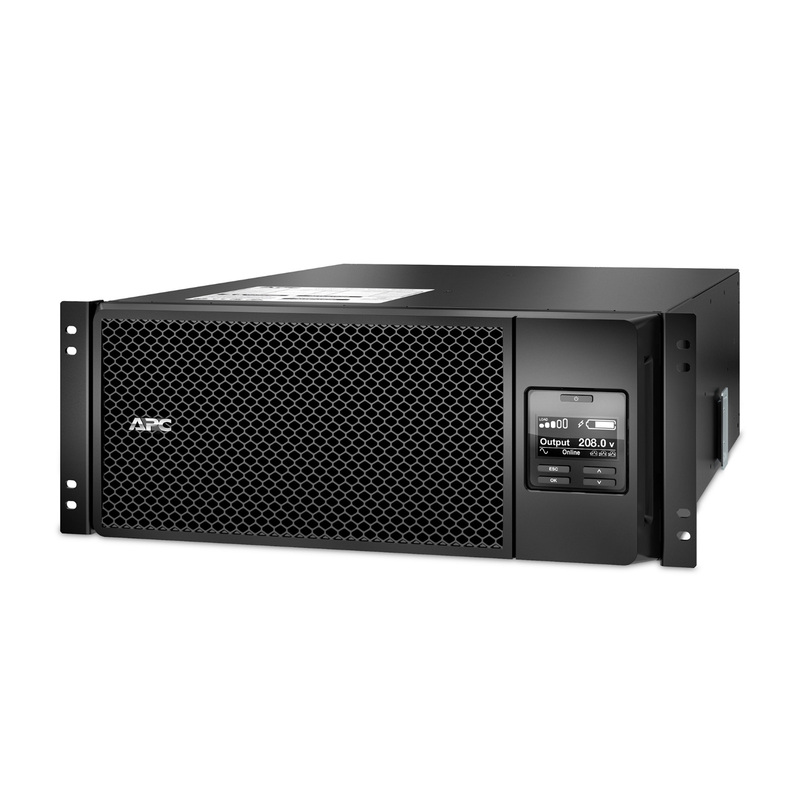 APC Smart-UPS オンライン、6kVA/6kW、208V、C13 x 6 & C19 x 4 出力