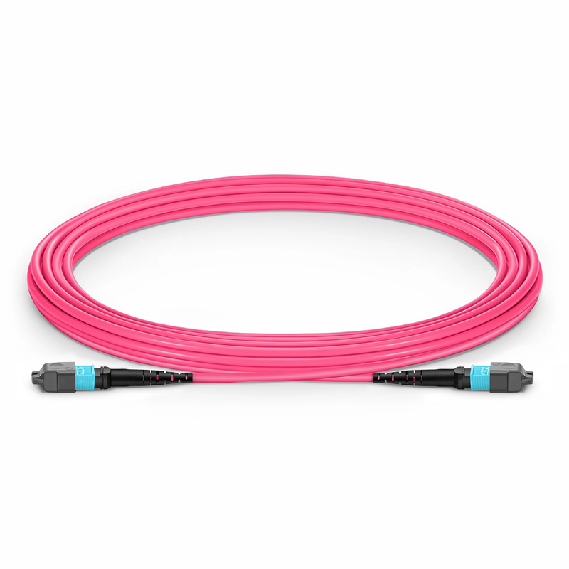 MTP-12 to MTP-12 UPC Jumper, 12 Fibers, OM4, Type A, 5m (16ft)