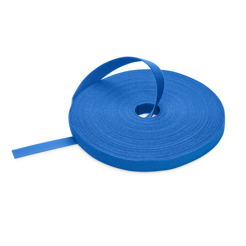 VELCRO&reg; Brand ONE-WRAP&reg; Tape 1/2" x 25 Yard Roll, Royal Blue