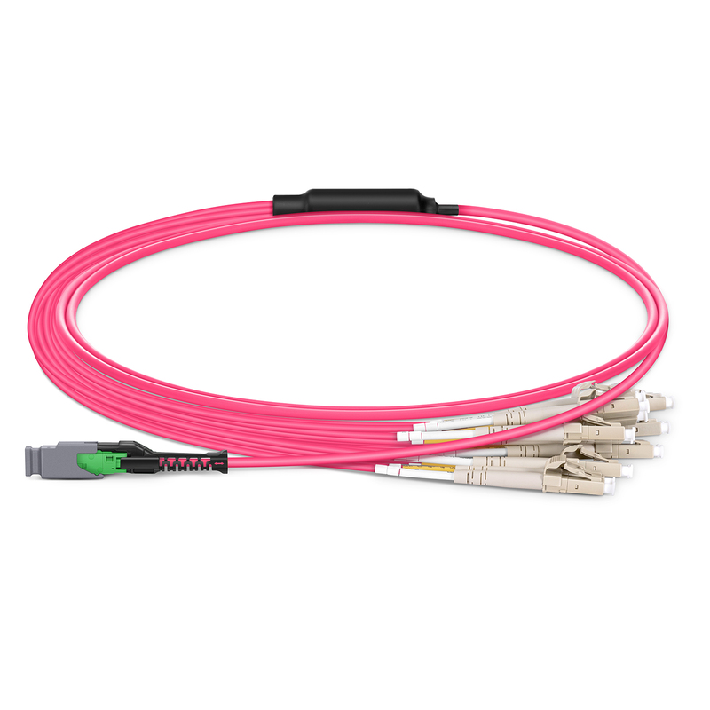 1m (3ft) MMC Harness, MMC-16 APC (Female) to 8 x LC UPC Duplex, 16