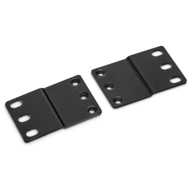 23" to 19" Rack Extender Bracket for Mounting 19" Equipment into 23" Racks/Cabinets, 1U, Black (2pcs/Pack)