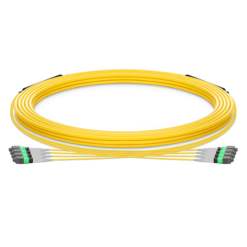 30m (98ft) MTP&reg; Trunk Cable, MTP&reg;-8 APC (Male) to MTP&reg;-8 APC (Male), 32 Fibers, Single Mode (OS2), Plenum (OFNP), 0.35dB Max, Type B, Double Jacket