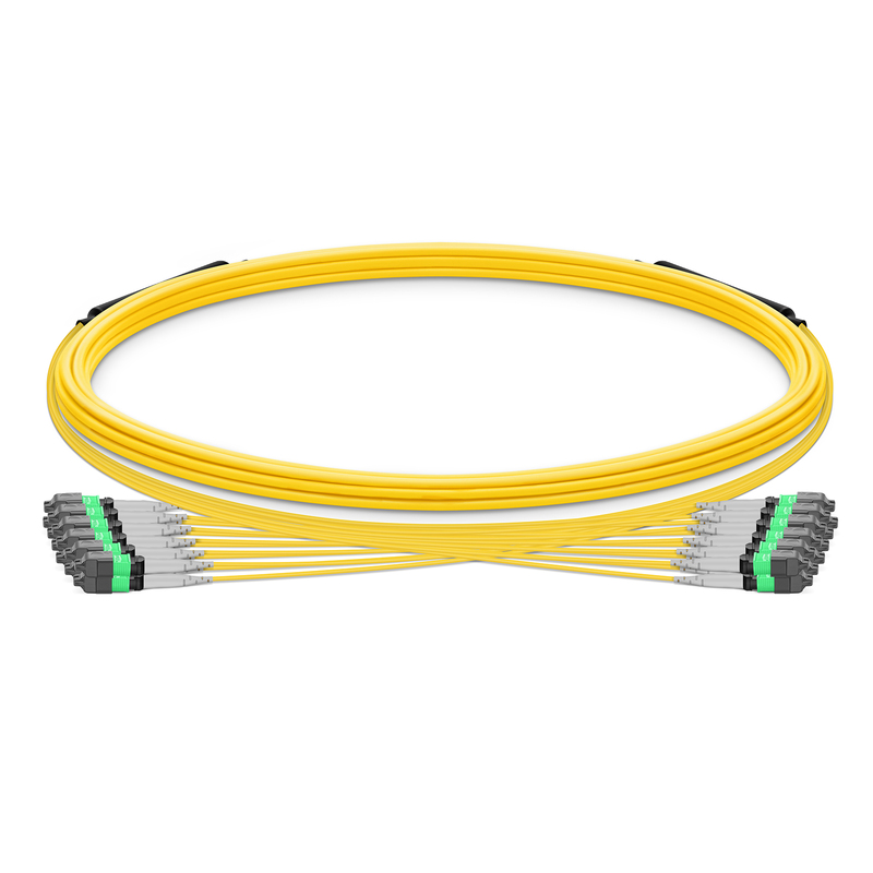 MTP-8 to MTP-8 APC Trunk Cable, Female, 96 Fibers, OS2, Type B, 5m (16ft)