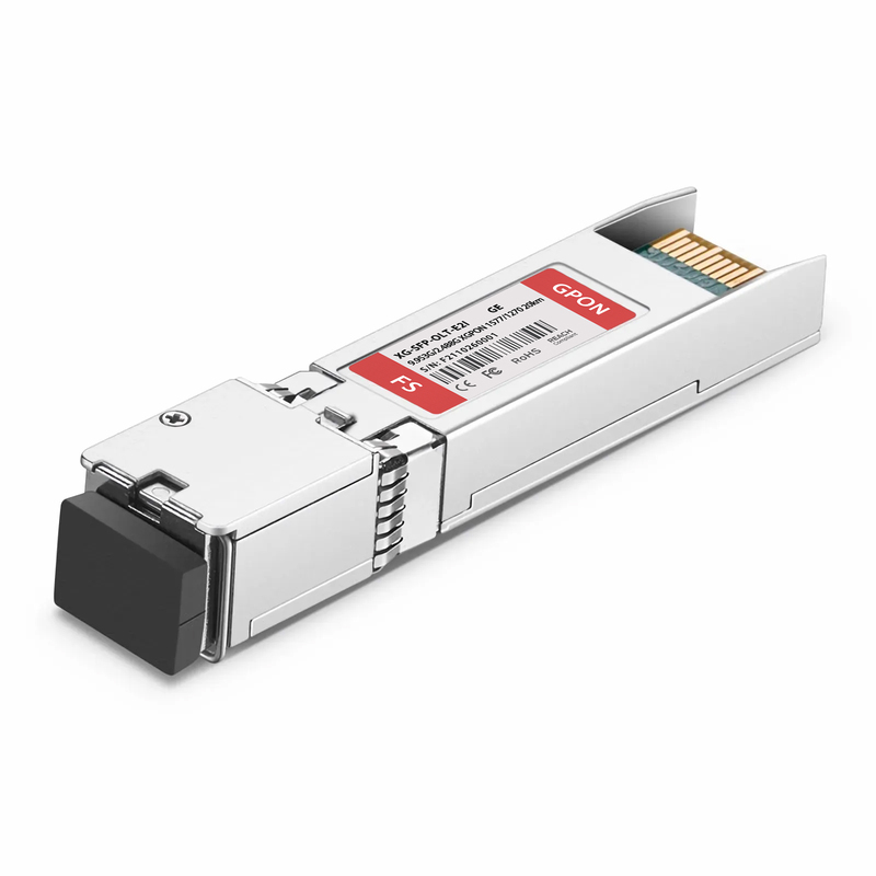 Generic Compatible XGPON OLT SFP+ 1577nm-TX/1270nm-RX 9.953G-TX/2.488G-RX Class E2 20km Simplex SC/UPC SMF Transceiver Module