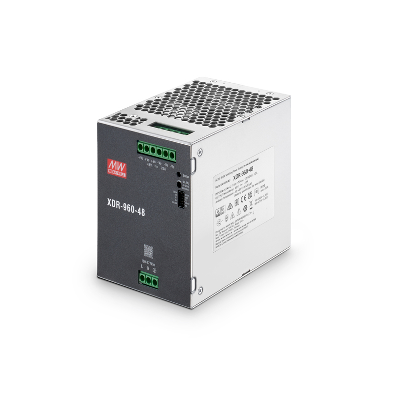 960W 48VDC Ultra Slim DIN Rail High-End Industrial Power Supply with PFC Function