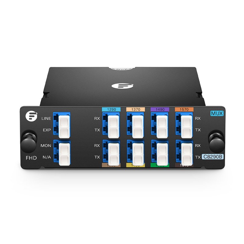 8CH CWDM Mux Demux, 1270-1450nm, High-Density WDM Solution - FS.com