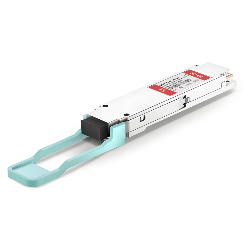 Arista Networks Compatible 100GBASE-BX40-U QSFP28 BiDi 4 x 25G NRZ 1304.58nm-TX/1309.14nm-RX 40km Simplex LC/APC SMF Transceiver Module (Industrial)