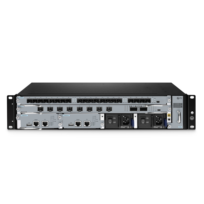 OLT7810-02，2个MSU，2槽位GPON/XG(S)-PON/Combo机箱OLT，双电源