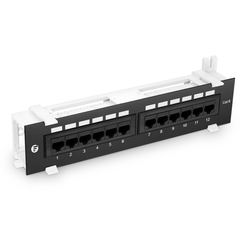 1U 24 Ports Cat 6 Patch Panels - 飞速（FS）