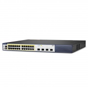S3410-24TS-P, 24-Port Gigabit Ethernet L2+ PoE+ Switch, 24 x PoE+ Ports @740W, with 2 x 10Gb SFP+ Uplinks and 2 x Combo SFP Ports, Stackable Switch, Broadcom Chip This picture is about .
