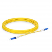 5m (16ft) Senko CS™ UPC to CS™ UPC Duplex OS2 Single Mode Riser (OFNR) 2.0mm Fiber Optic Patch Cable, for 200/400G Network Connection This picture is about HD-SMUCSDX.