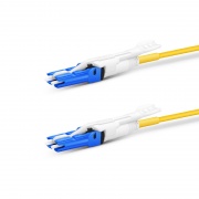 5m (16ft) Senko CS™ UPC to CS™ UPC Duplex OS2 Single Mode Riser (OFNR) 2.0mm Fiber Optic Patch Cable, for 200/400G Network Connection This picture is about HD-SMUCSDX.