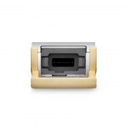 Módulo transceptor/Transceiver óptico compatible con Arista QDD-400G-SR8, 400GBASE-SR8 QSFP-DD PAM4 850nm 100m DOM MTP/MPO-16 MMF, Breakout a 2 × 200G-SR4 y 8 × 50G-SR Esta imagen trata sobre QDD-SR8-400G.