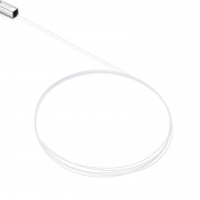 Divisor/Splitter de fibra óptica PLC 1x4, tubo de acero, fibra desnuda 250μm, sin conector, monomodo Esta imagen trata sobre PLC-104-ST-25-15.