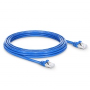 25ft (7.6m) Cat7 Snagless Shielded (S/FTP) PVC CM Ethernet Network Patch Cable, Blue This picture is about C7SFTPSGPVC.