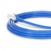 25ft (7.6m) Cat7 Snagless Shielded (S/FTP) PVC CM Ethernet Network Patch Cable, Blue This picture is about C7SFTPSGPVC.