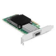 NVIDIA Mellanox MCX515A-CCAT ConnectX®-5 EN ネットワークアダプタ(100GbE シングルポート QSFP28、PCIe3.0x 16、標準型およびロープロファイルブラケットを同梱) この写真はMCX515A-CCATに関するものです。