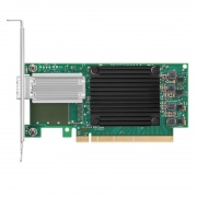 NVIDIA Mellanox MCX515A-CCAT ConnectX®-5 EN ネットワークアダプタ(100GbE シングルポート QSFP28、PCIe3.0x 16、標準型およびロープロファイルブラケットを同梱) この写真はMCX515A-CCATに関するものです。
