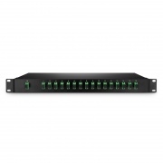 1 x 16 PLC Fiber Splitter, 1U 19" Rack Mount, SC/APC, Singlemode This picture is about PLC-116-1U-SCA.
