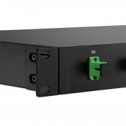 1 x 16 PLC Fiber Splitter, 1U 19" Rack Mount, SC/APC, Singlemode This picture is about PLC-116-1U-SCA.