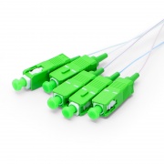 1 x 4 PLC Fiber Splitter, Mini Module, 900μm, SC/APC, Singlemode This picture is about PLC-104-MM-90-SCA-15.