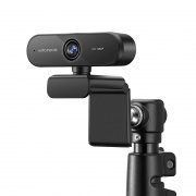Webcam Full HD 1080p FC270 pour Appels Vidéo et VidéoConférences, avec 2 Microphones, Connexion USB Plug and Play Cette image concerne FC270.