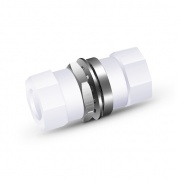 FC/UPC to FC/UPC Simplex Single Mode/Multimode Metal Small D Fiber Optic Adapter/Coupler without Flange (10pcs/pack) This picture is about AD-FCU-FCU-SMM-SX-FS.