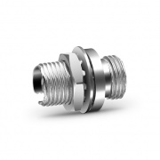 FC/UPC to FC/UPC Simplex Single Mode/Multimode Metal Small D Fiber Optic Adapter/Coupler without Flange (10pcs/pack) This picture is about AD-FCU-FCU-SMM-SX-FS.