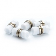 FC/UPC to FC/UPC Simplex Single Mode/Multimode Metal Small D Fiber Optic Adapter/Coupler without Flange (10pcs/pack) This picture is about AD-FCU-FCU-SMM-SX-FS.