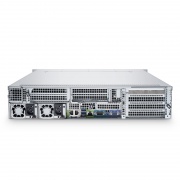 Servidor de montaje en rack 2U, RS7260-V2, dos procesadores escalables Intel® Xeon®, hasta 8 TB de DRAM, 12 bahías de unidad híbridas NVMe/SATA/SAS de 3.5'' de intercambio en caliente, 2 puertos RJ45 de 10GbE, 1200W redundantes Esta imagen trata sobre RS7260-V2.