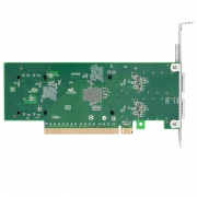 Intel E810-CAM2ベースのイーサネットネットワークアダプタ(100GデュアルポートQSFP28、PCIe 4.0x 16、トール&ショートブラケット) この写真はE810CAM2-2CPに関するものです。