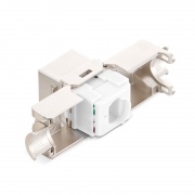 Mini Cat6a RJ45 (8P8C) Shielded Toolless Keystone Jack