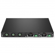 S5850-24S2C-DC, 24-Port Ethernet L3 Switch, 24 x 10Gb SFP+, with 2 x 100Gb QSFP28, Support MPLS&MLAG, Dual DC PSUs This picture is about S5850-24S2C-DC.