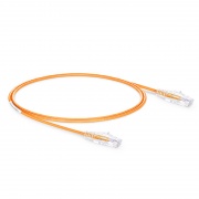 6ft (1.8m) Cat6 28AWG Snagless Unshielded (UTP) PVC CM Slim Ethernet Network Patch Cable, Orange This picture is about C6UTPSGSPVC.