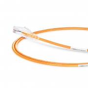 6ft (1.8m) Cat6 28AWG Snagless Unshielded (UTP) PVC CM Slim Ethernet Network Patch Cable, Orange This picture is about C6UTPSGSPVC.