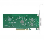 Intel E810-XXVAM2ベースのイーサネットネットワークアダプタ(25GデュアルポートSFP28、PCIe 4.0x 8、トール&ショートブラケット) この写真はE810XXVAM2-2BPに関するものです。