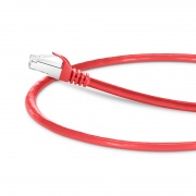 2ft (0.6m) Cat6a 26AWG Snagless Shielded (S/FTP) PVC CM Ethernet Network Patch Cable, Red, 10Pcs/pack This picture is about C6ASFTPSGPVC-10PK.