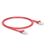 3ft (0.9m) Cat6a 26AWG Snagless Shielded (S/FTP) PVC CM Ethernet Network Patch Cable, Red, 10Pcs/pack This picture is about C6ASFTPSGPVC-10PK.