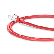 3ft (0.9m) Cat6a 26AWG Snagless Shielded (S/FTP) PVC CM Ethernet Network Patch Cable, Red, 10Pcs/pack This picture is about C6ASFTPSGPVC-10PK.