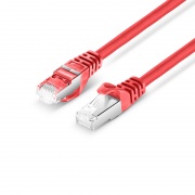 4ft (1.2m) Cat6a 26AWG Snagless Shielded (S/FTP) PVC CM Ethernet Network Patch Cable, Red, 10Pcs/pack This picture is about C6ASFTPSGPVC-10PK.