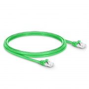 7ft (2.1m) Cat6a 26AWG Snagless Shielded (S/FTP) PVC CM Ethernet Network Patch Cable, Green, 10Pcs/pack This picture is about C6ASFTPSGPVC-10PK.