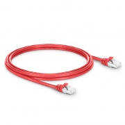 8ft (2.4m) Cat6a 26AWG Snagless Shielded (S/FTP) PVC CM Ethernet Network Patch Cable, Red, 10Pcs/pack This picture is about C6ASFTPSGPVC-10PK.