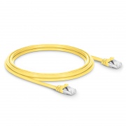 10ft (3m) Cat6a 26AWG Snagless Shielded (S/FTP) PVC CM Ethernet Network Patch Cable, Yellow, 10Pcs/pack This picture is about C6ASFTPSGPVC-10PK.
