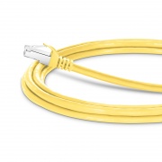 10ft (3m) Cat6a 26AWG Snagless Shielded (S/FTP) PVC CM Ethernet Network Patch Cable, Yellow, 10Pcs/pack This picture is about C6ASFTPSGPVC-10PK.