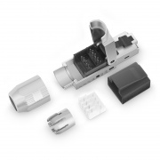 Cat5e/Cat6/Cat6a RJ45 Tool-Free Modular Plugs, Shielded Network