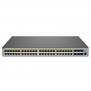 S5500-48T6SP-R, 48-Port Gigabit Ethernet L3 PoE+ Switch, 48 x PoE+ Ports @760W, with 6 x 10Gb SFP+, Support Stacking This picture is about S5500-48T6SP-R.
