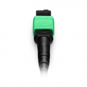 1m (3ft) MTP® Jumper, MTP®-16 APC (Female) to MTP®-16 APC (Female), 16 Fibers, Single Mode (OS2), Plenum (OFNP), 0.35dB Max, Crossover, Yellow This picture is about 16FMTPSMF.