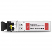 Avaya 700260185 Compatible 1000BASE-ZX SFP 1550nm 80km DOM Duplex LC/UPC SMF Optical Transceiver Module This picture is about SFP1G-ZX-55.